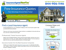 Tablet Screenshot of insuranceagentsnearyou.com